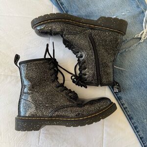 Dr. Martens‎ black sparkle boots size 5
